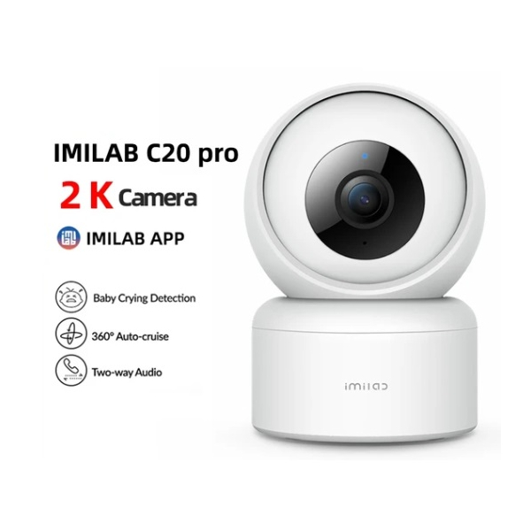 Xiaomi Imilab C20 Pro Security Camera 2KHD 360&deg; Sensor, Voice Call + 32gb SD Card