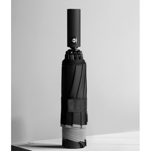 Automatic Fast Opening Umbrella, Reflective Edging, LED Light, Inverted Folds