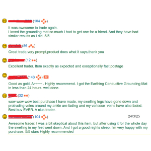 Earthing Grounding Mat 26cm x 68cm Desk, Yoga, Tarot, Meditation